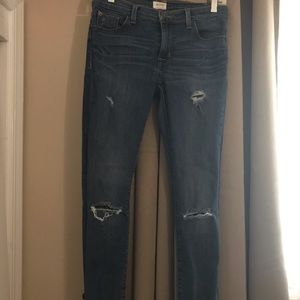 Hudson size 27 krista super skinny ankle jeans